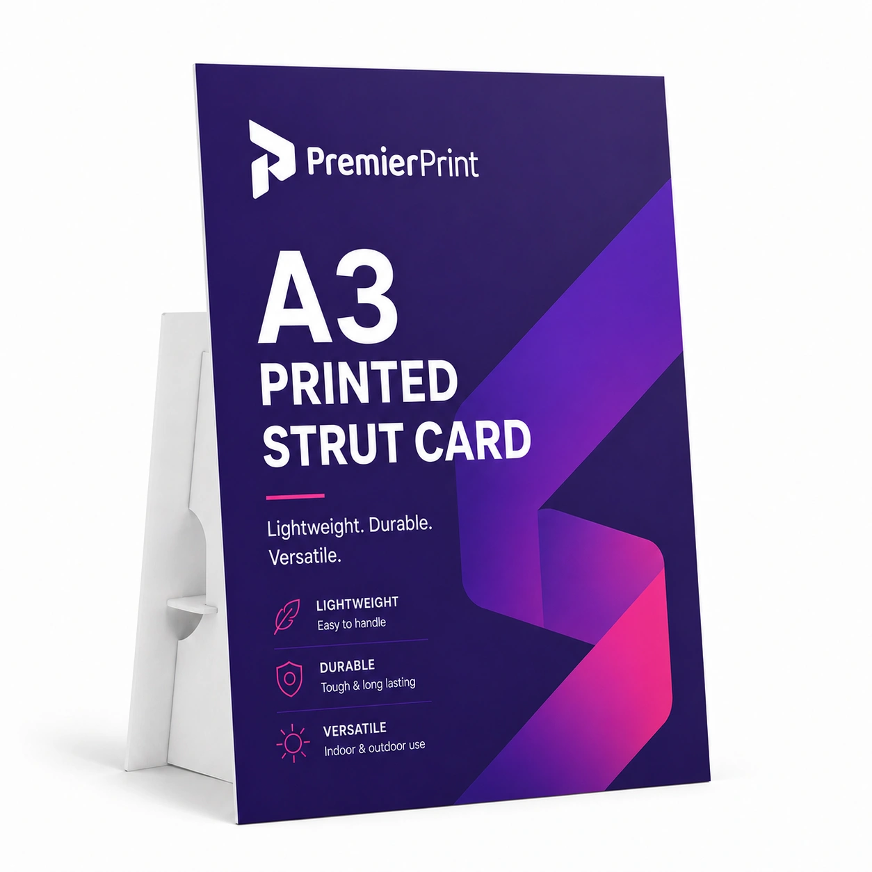 A3 Printed Strut Card