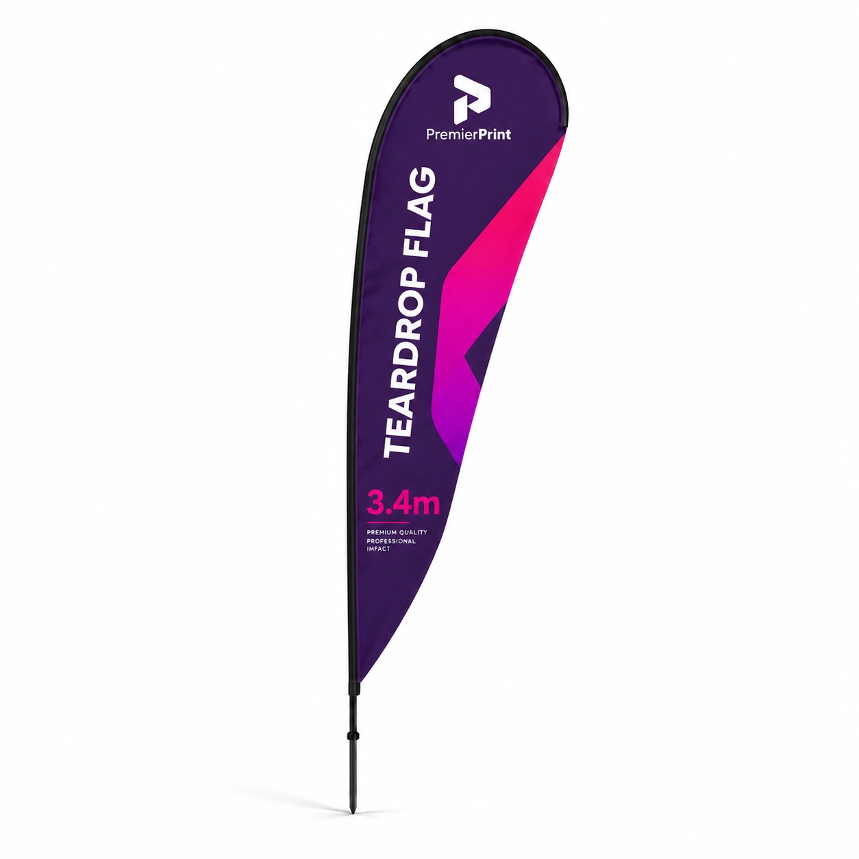 Teardrop Flag 3.4m