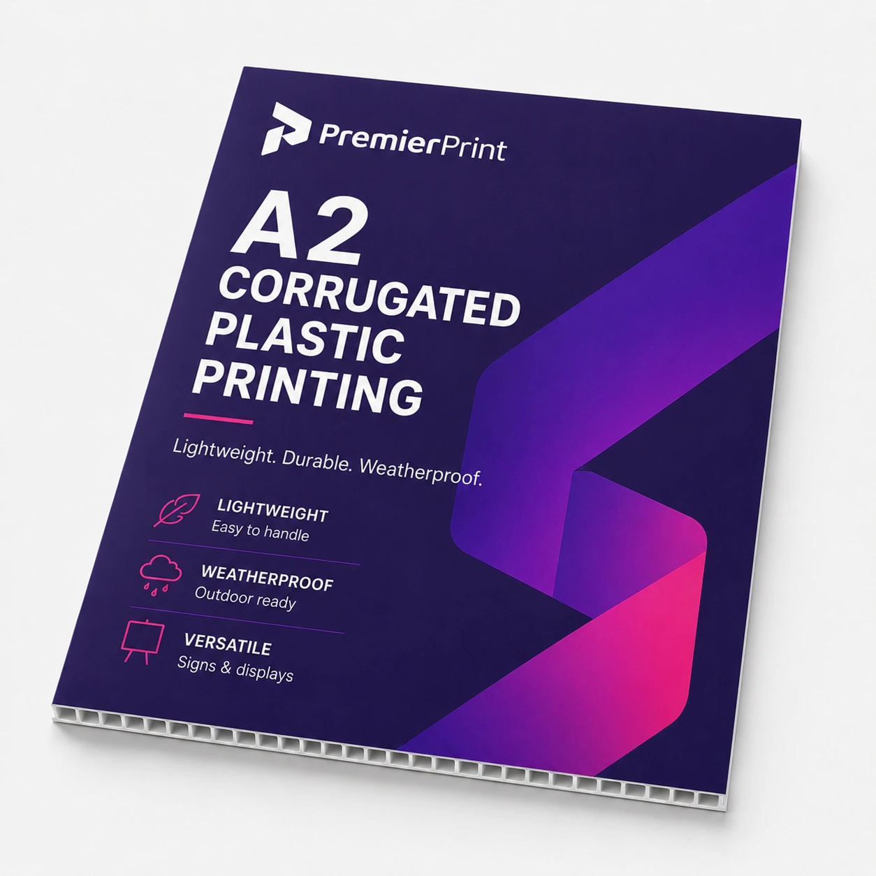 A2 Corrugated Plastic Printing