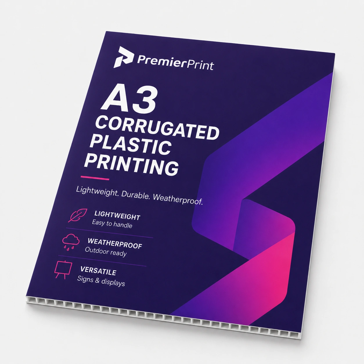 A3 Corrugated Plastic Printing