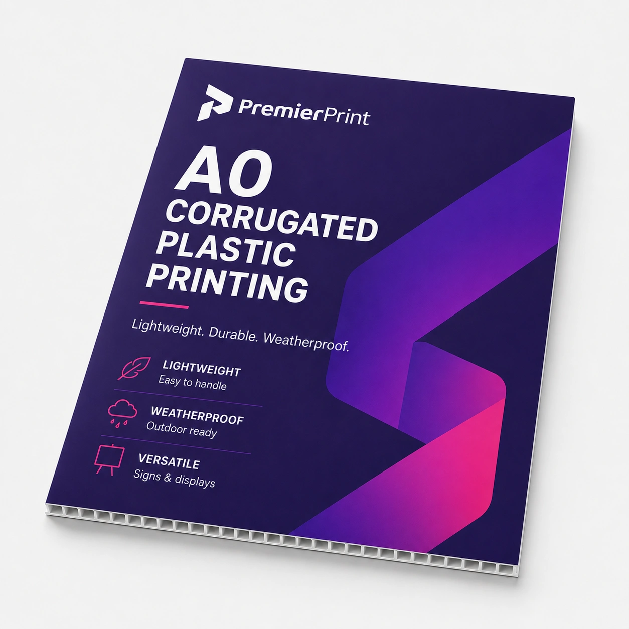 A0 Corrugated Plastic Printing