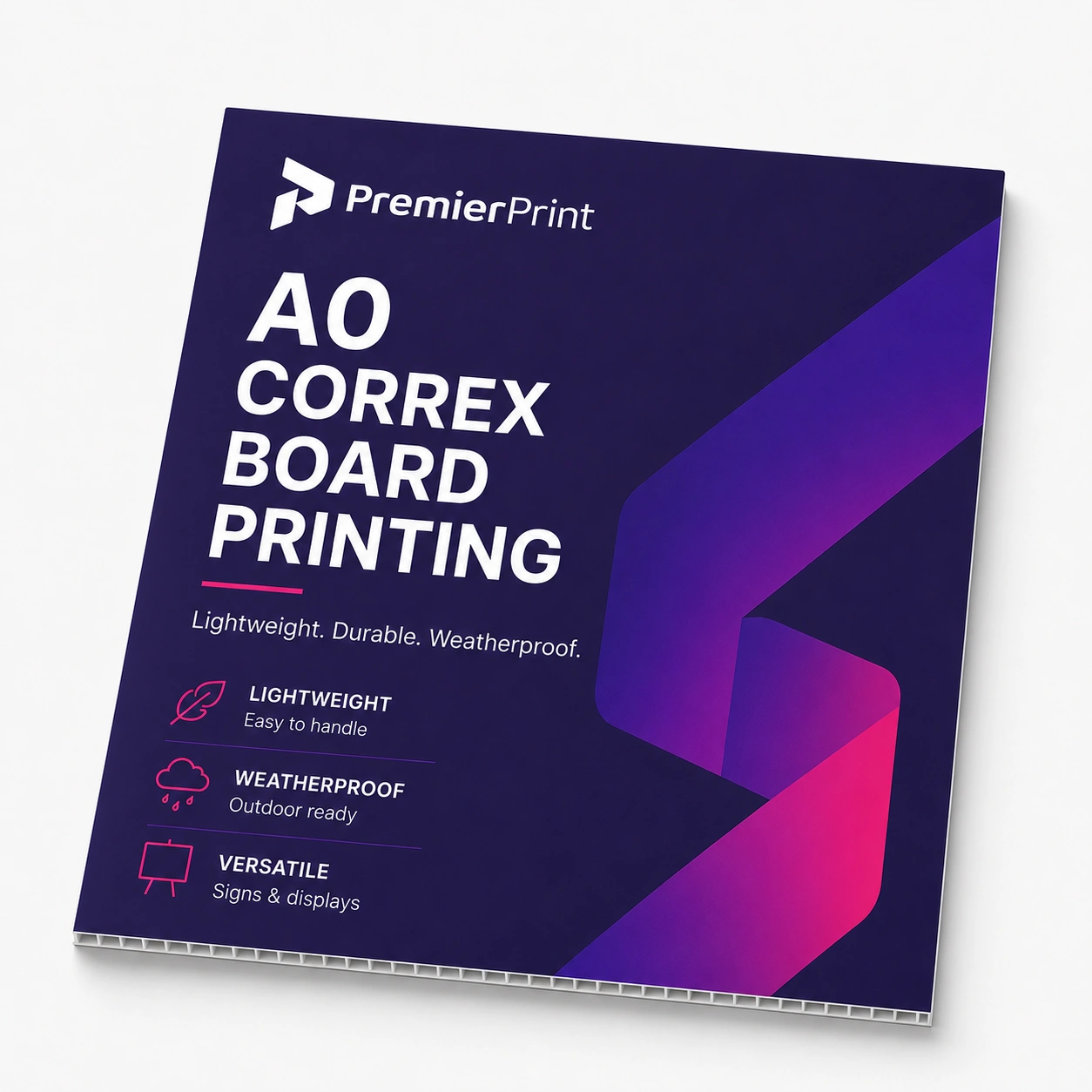 A0 Correx Board Printing
