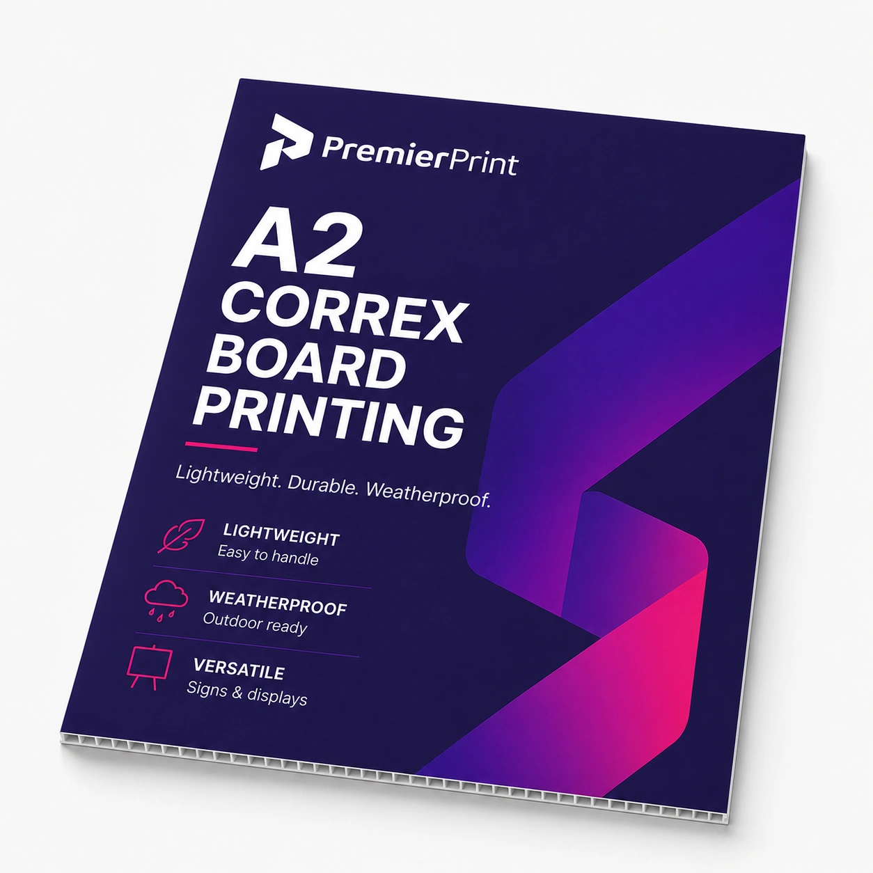 A2 Correx Board Printing