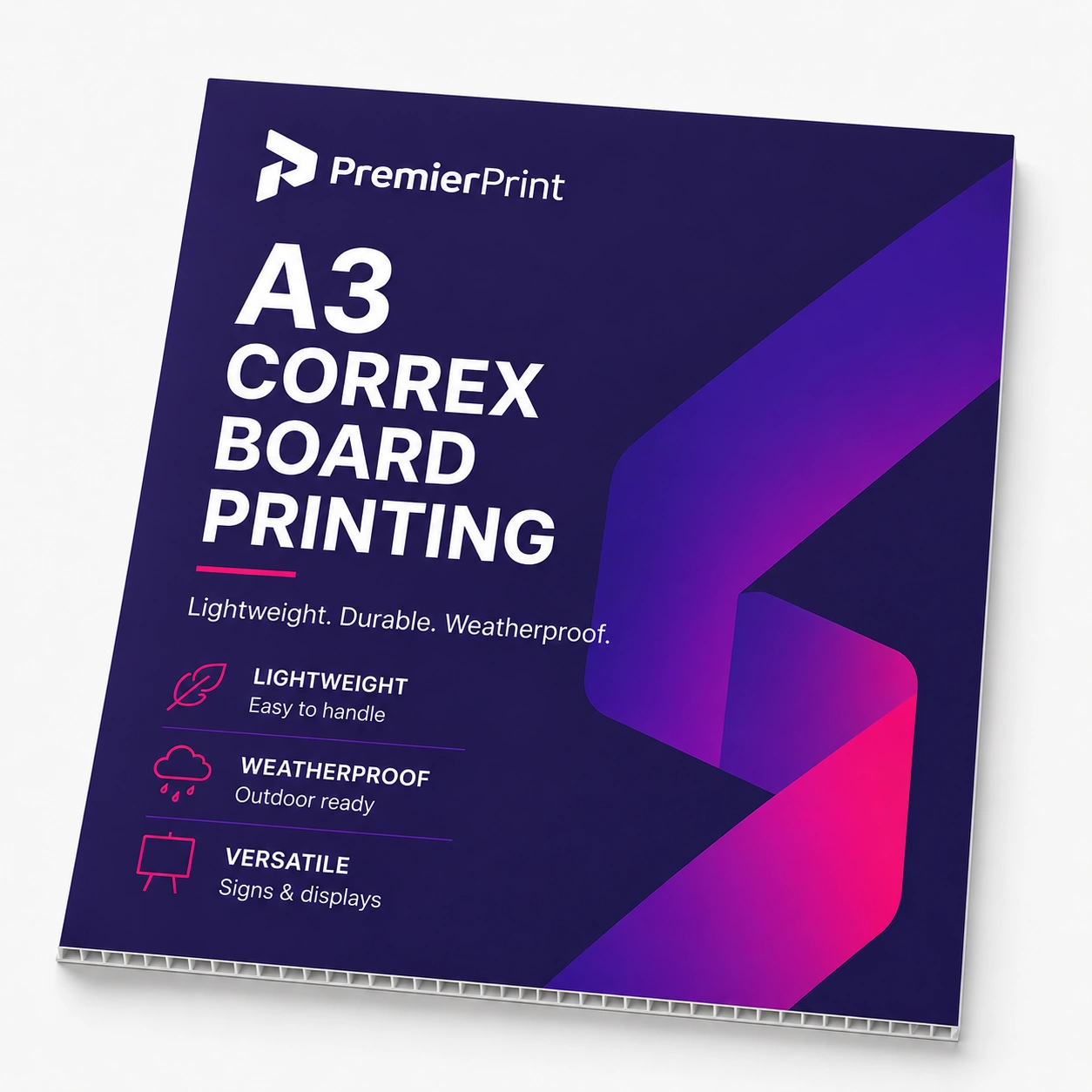 A3 Correx Board Printing