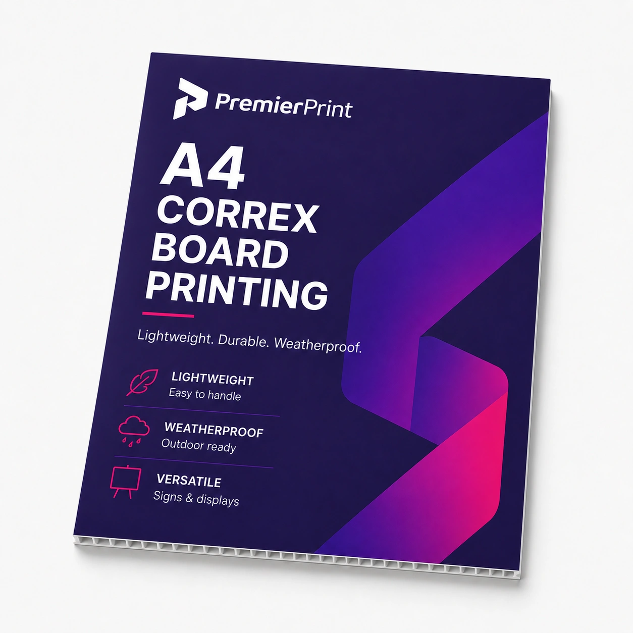 A4 Correx Board Printing
