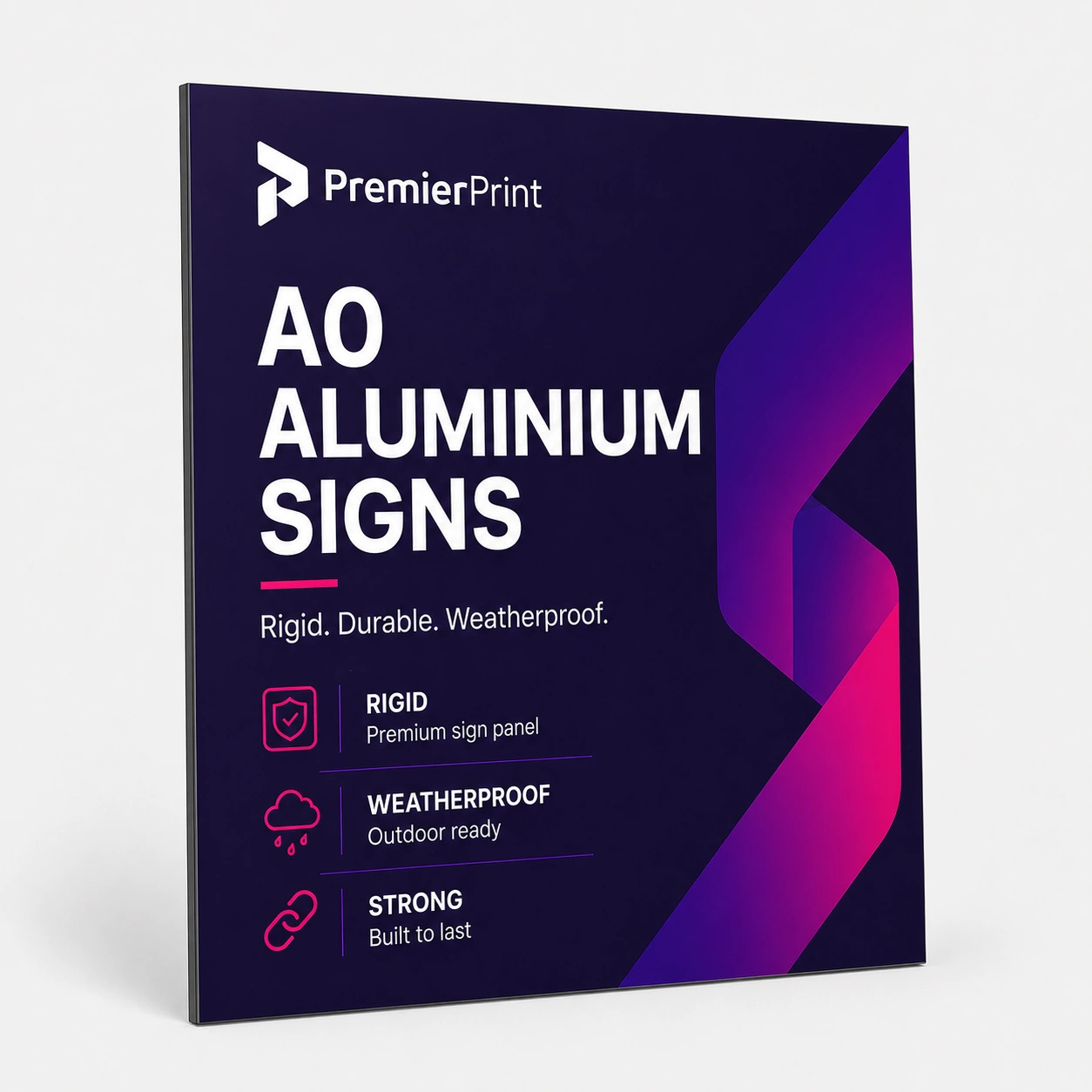 A0 Aluminium Signs