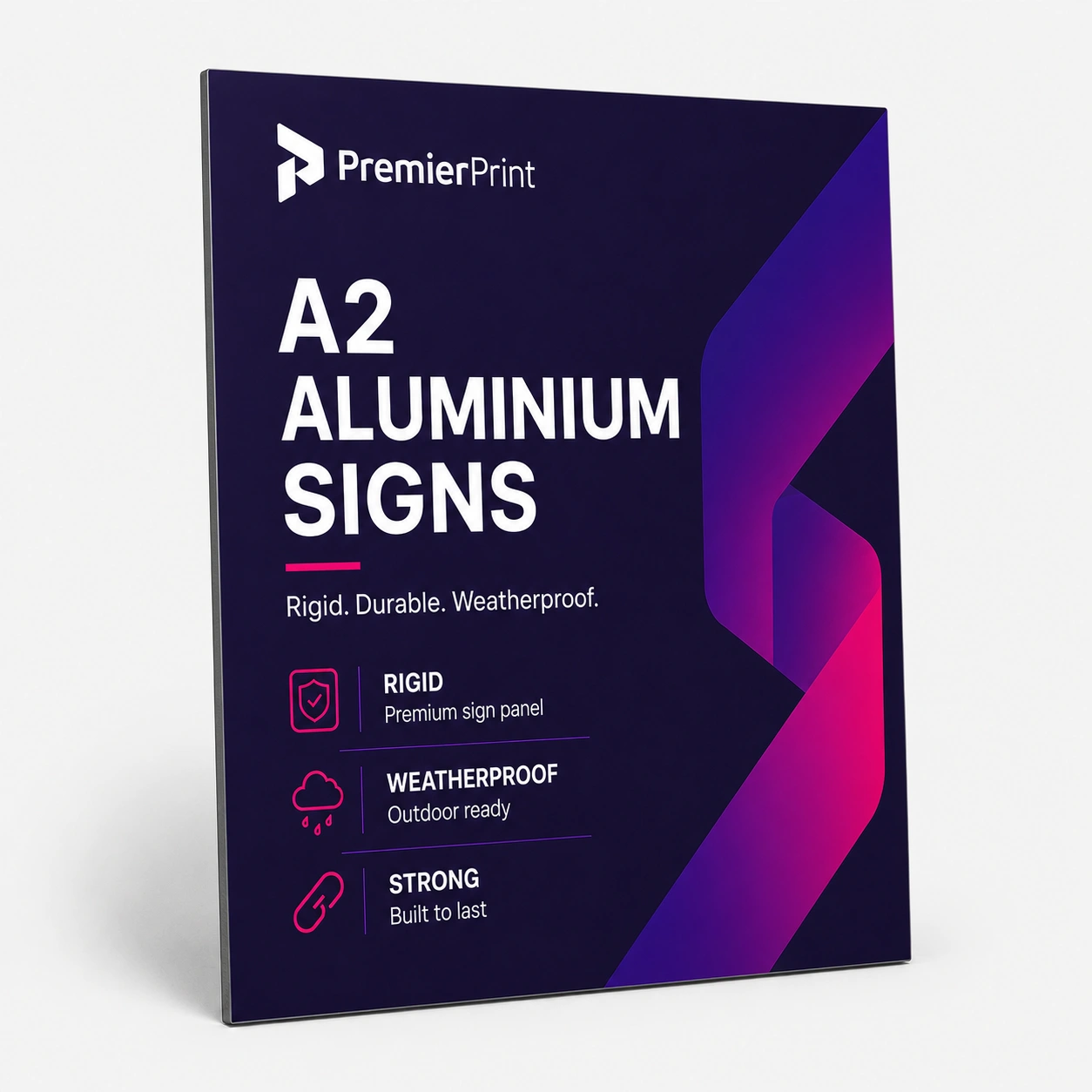 A2 Aluminium Signs