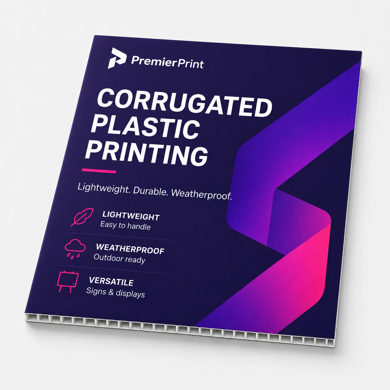 Corrugated Plastic Printing