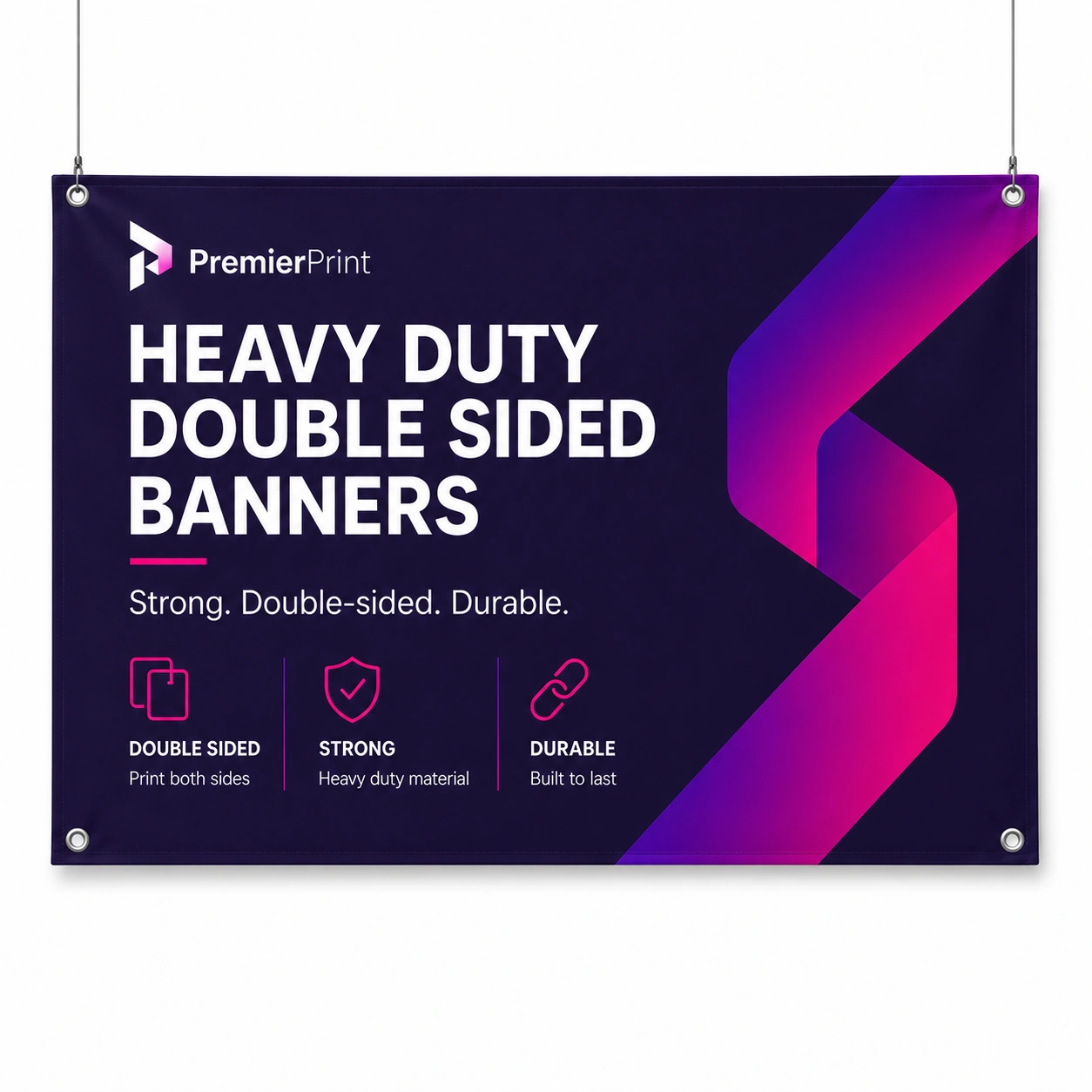 Heavy Duty Double Sided Banners