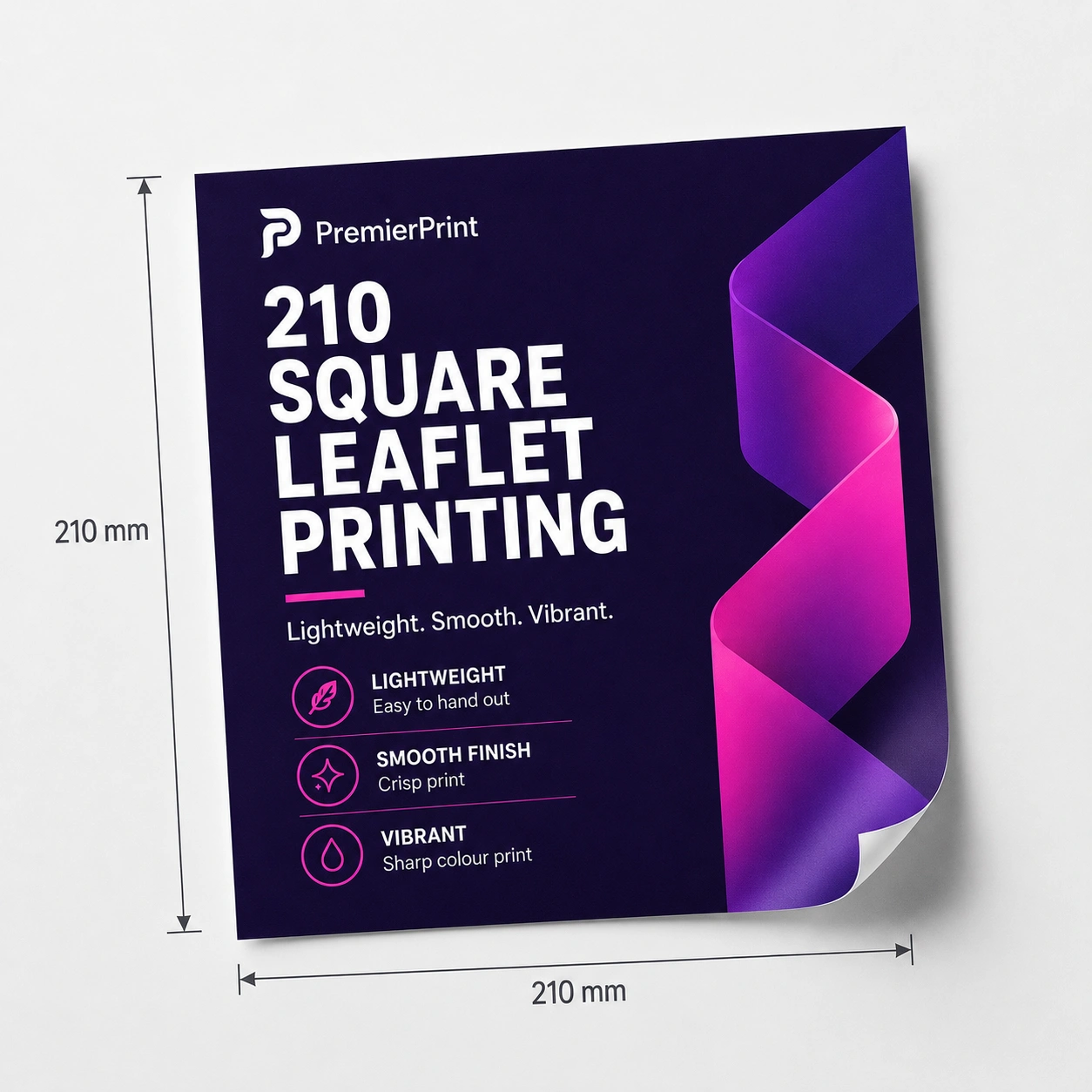 210 Square Leaflets